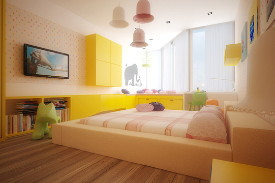 Home-designing_Colorful-kids-room-idea